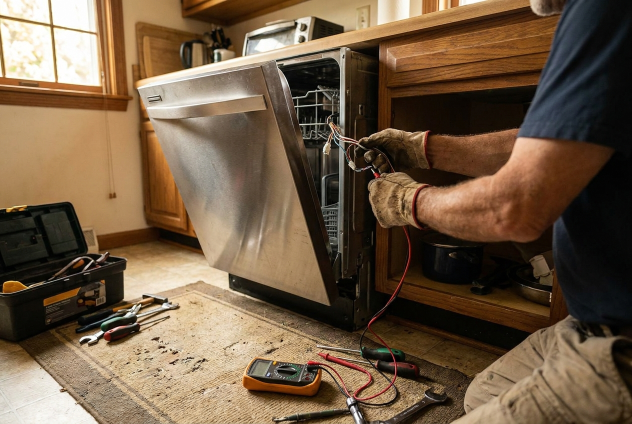 Appliance Repair work by Zilla's Maintenance in Acadiana