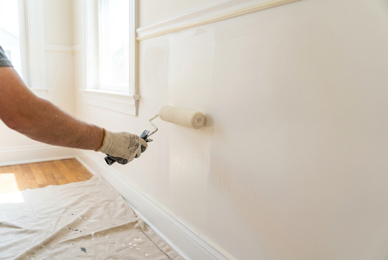 Painting work by Zilla's Maintenance in Acadiana